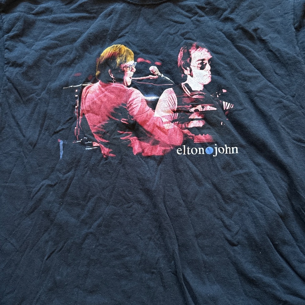 Elton John Vintage Tour Shirt 2004 XL